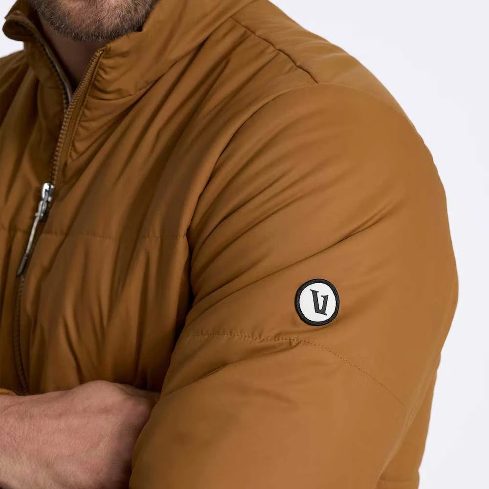 Vuori Men's Echo Insulated Jacket - Camel 10 Vuori Men's Echo Insulated Jacket - Camel - Image 10