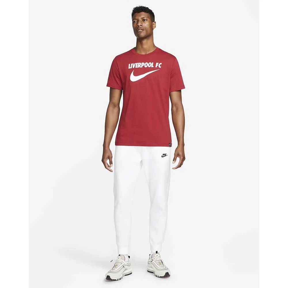 Nike Men's Liverpool Swoosh T - Red 1 Nike Men's Liverpool Swoosh T - Red