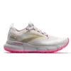 BROOKS Women's Glycerin StealthFit 20 Running Shoe - Grey/Yellow/Pink - Regular (B)
