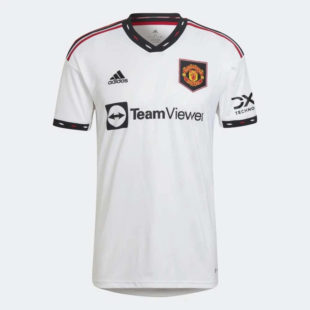 Men's Adidas Manchester United 22/23 Away Jersey - White 1 Men's Adidas Manchester United 22/23 Away Jersey - White