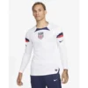 Nike Men's USA Dri-FIT Stadium Home Long Sleeve Jersey - White/Loyal Blue