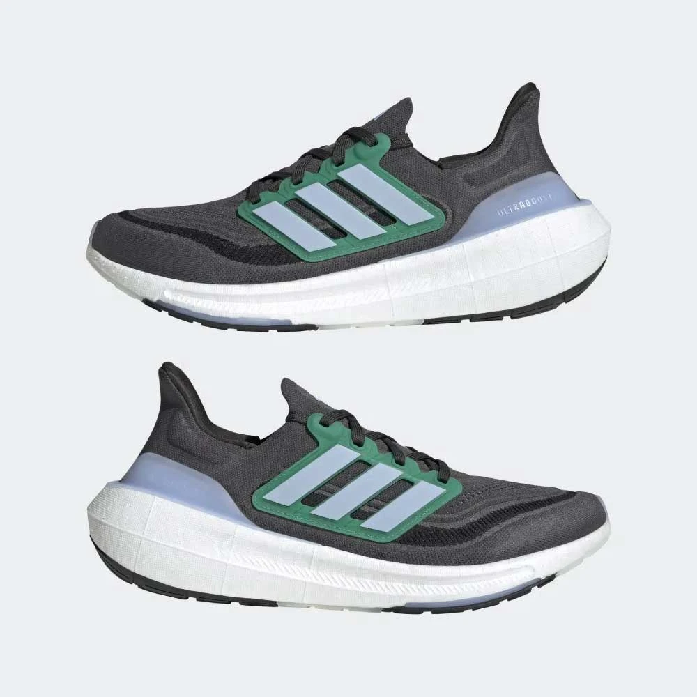 ADIDAS Men's Ultraboost Light Running Shoe- Carbon/Blue Dawn/Court Green- Regular (D) 4 ADIDAS Men's Ultraboost Light Running Shoe- Carbon/Blue Dawn/Court Green- Regular (D) - Image 4