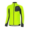 Gore Wear Men's R3 Partial GORE® WINDSTOPPER® Shirt - Neon Yellow/Black
