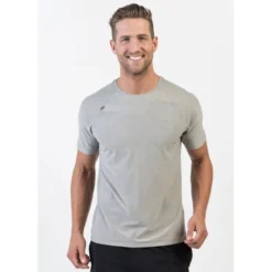 Men's Reign Short Sleeve Shirt - Light Gray Heather