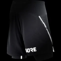 Gore Wear Men's R7 2 In1 Shorts - Black -Patagonia Shop 1004639900 2 RFX 1