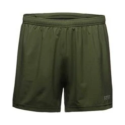 Gore Wear Men's R5 5 Inch Shorts - Utility Green