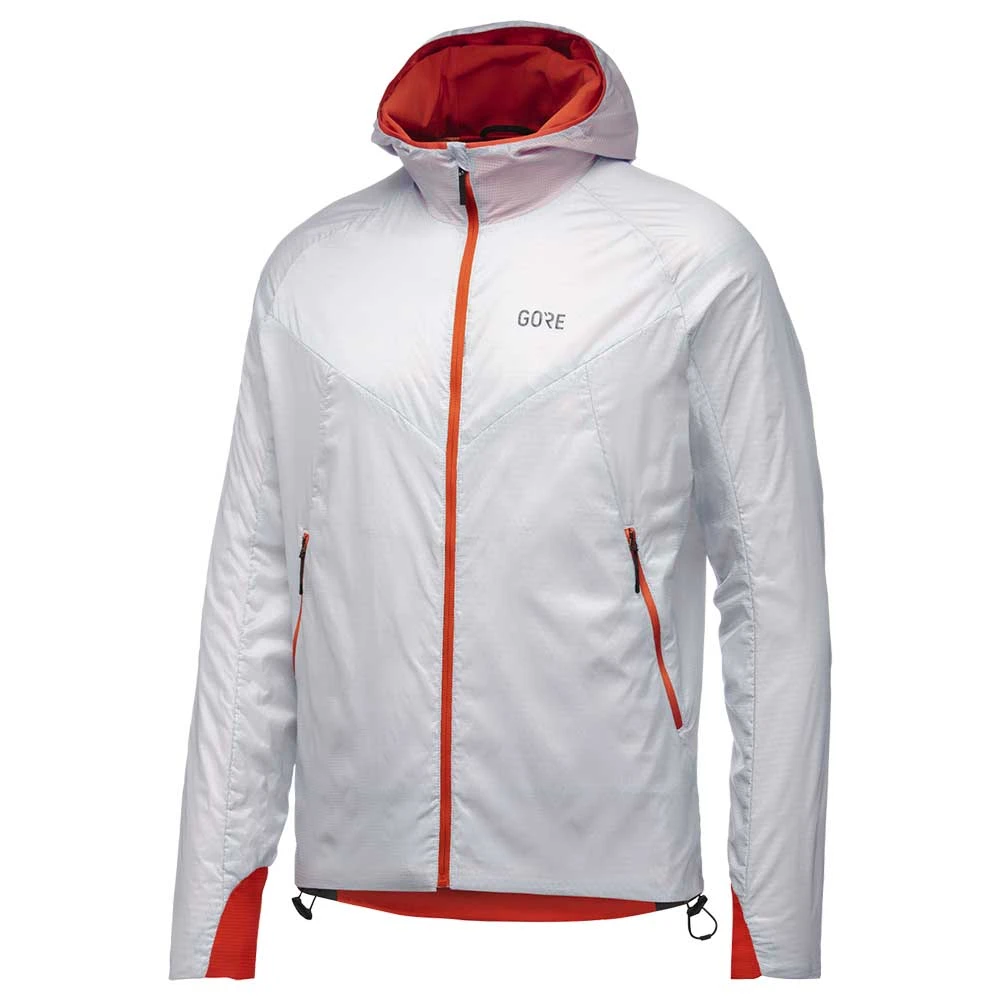 Gore Wear Men's R5 GTX Infinium Insulated Jacket - White/Fireball 2 Gore Wear Men's R5 GTX Infinium Insulated Jacket - White/Fireball - Image 2