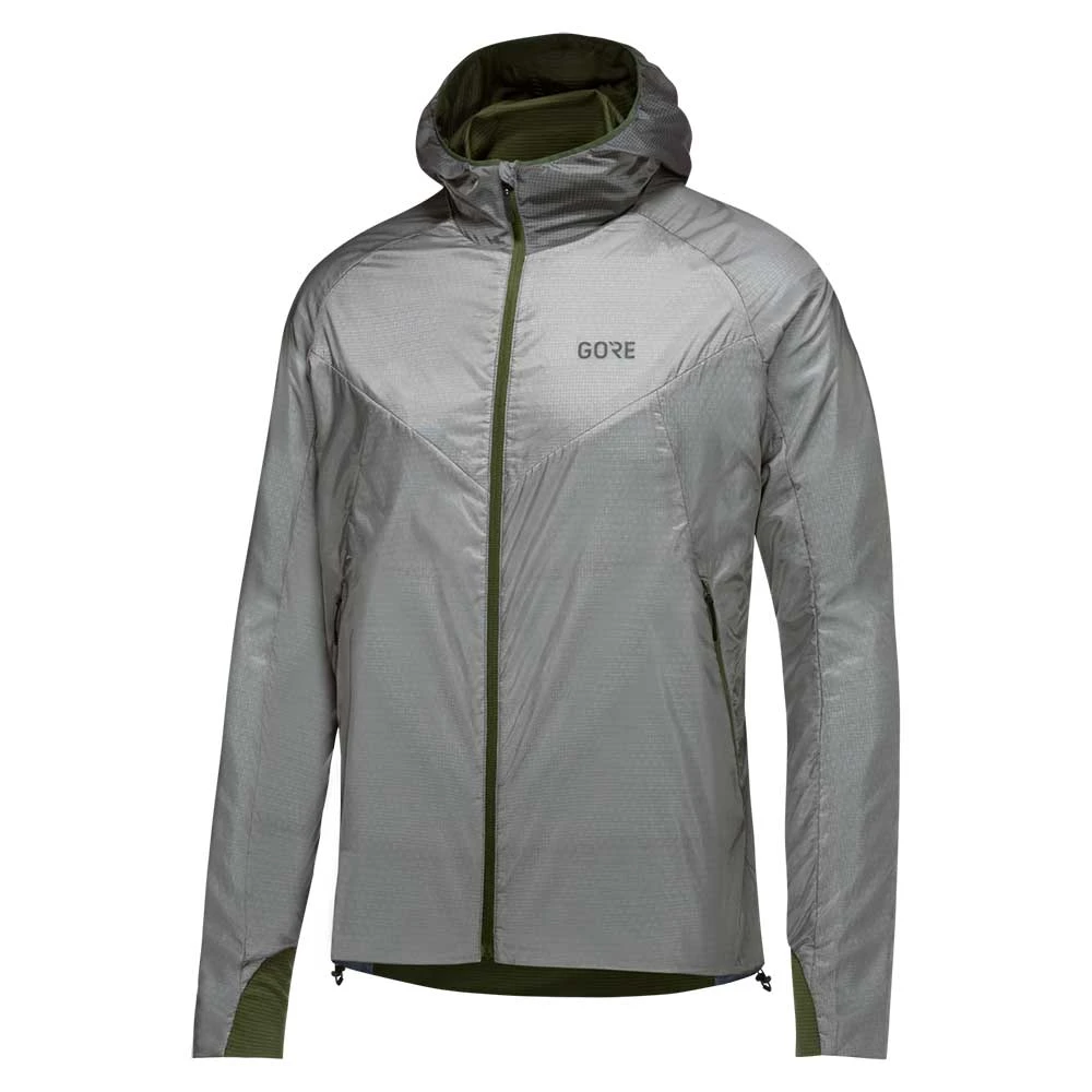 Gore Wear Men's R5 GTX Infinium™ Insulated Jacket - Lab Gray/Utility Green 2 Gore Wear Men's R5 GTX Infinium™ Insulated Jacket - Lab Gray/Utility Green - Image 2