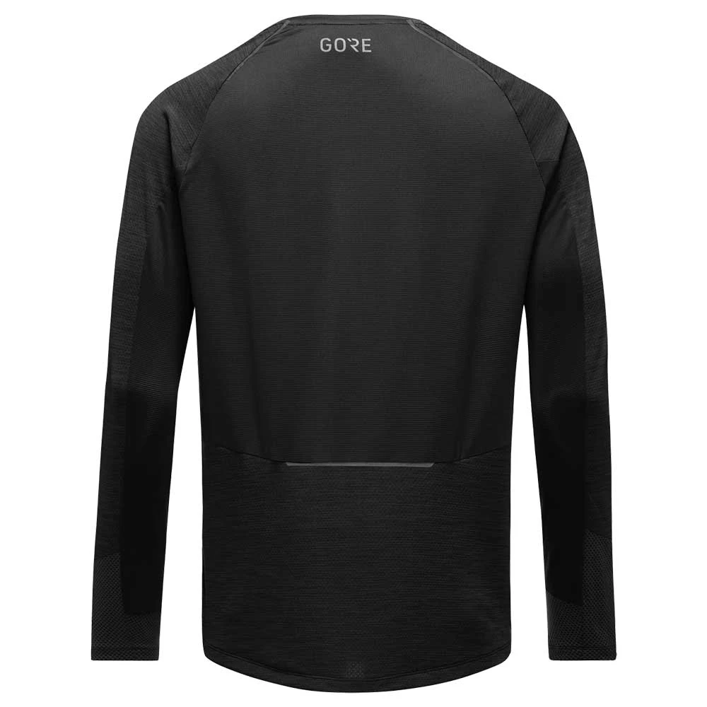 Gore Wear Men's Energetic Long Sleeve Tee - Black 2 Gore Wear Men's Energetic Long Sleeve Tee - Black - Image 2