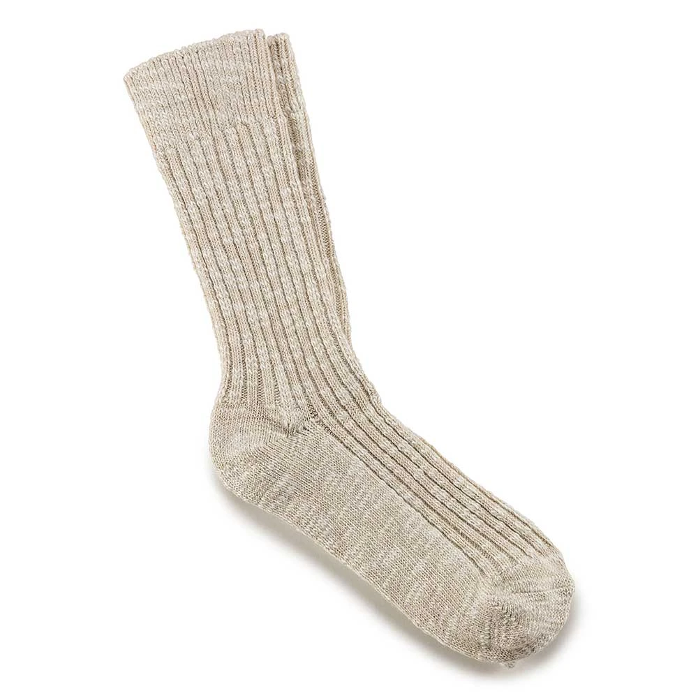 Birkenstock Women's Cotton Slub Socks - Vanilla 1 Birkenstock Women's Cotton Slub Socks - Vanilla