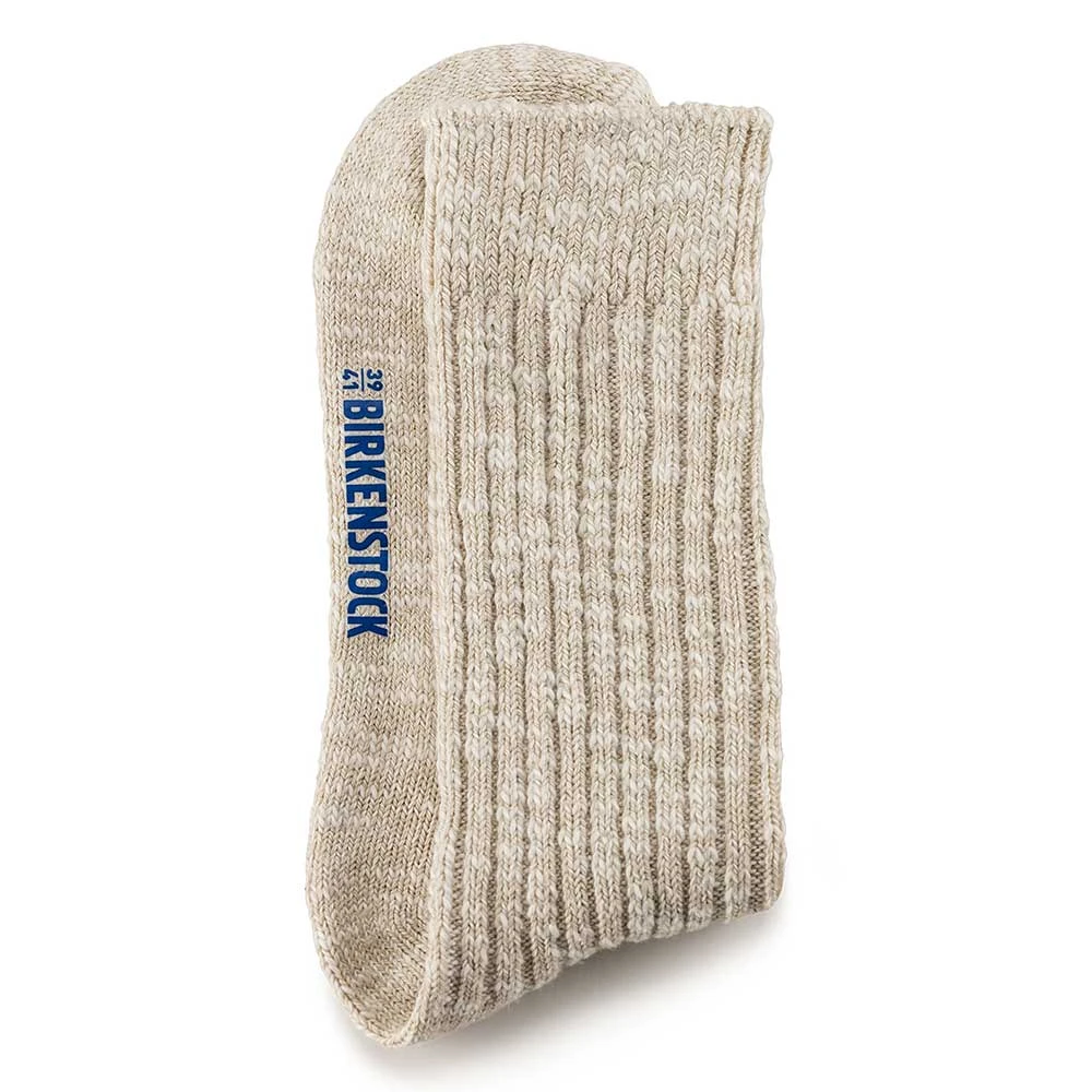 Birkenstock Women's Cotton Slub Socks - Vanilla 2 Birkenstock Women's Cotton Slub Socks - Vanilla - Image 2