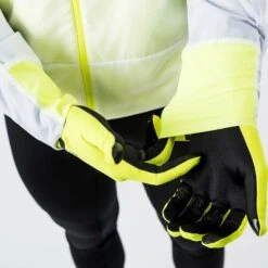 Gore Wear Men's Drive Jacket - White/Neon Yellow -Patagonia Shop 100843 0108 6