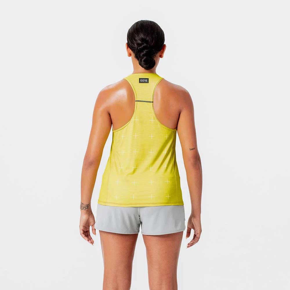 Gore Wear Women's Contest Daily Singlet - Washed Neon Yellow 4 Gore Wear Women's Contest Daily Singlet - Washed Neon Yellow - Image 4