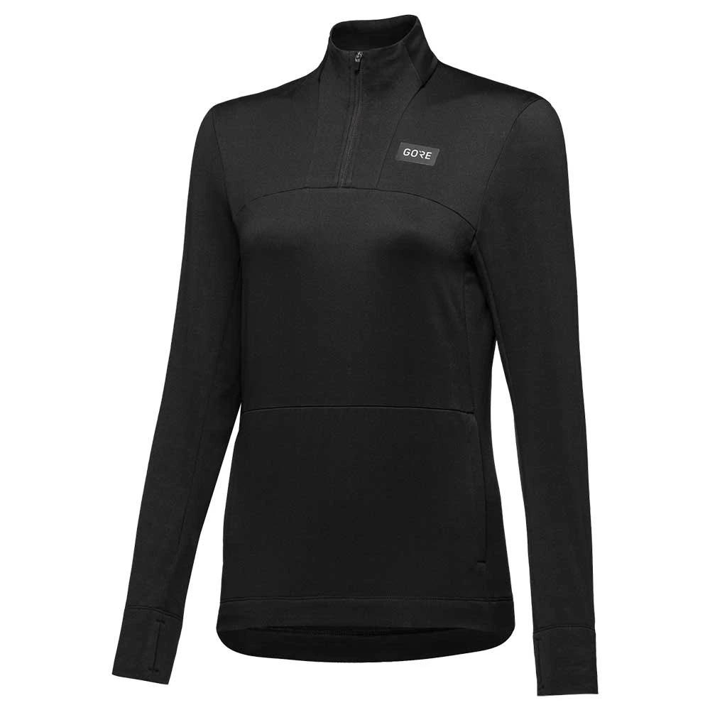 Gore Wear Women's Everyday Thermo 1/4 Zip Women - Black 2 Gore Wear Women's Everyday Thermo 1/4 Zip Women - Black - Image 2