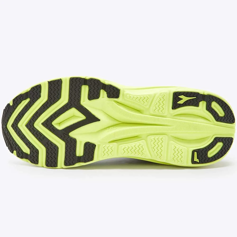 Diadora Men's Nucleo Running Shoe - Silver/Black/Yellow Fl DD - Regular (D) 5 Diadora Men's Nucleo Running Shoe - Silver/Black/Yellow Fl DD - Regular (D) - Image 5