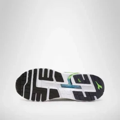 Diadora Men's Mythos Blushield Vigore Running Shoe - White/Black Iris/Neon Mint - Regular (D) -Patagonia Shop 101.178046 C9805 40 HR