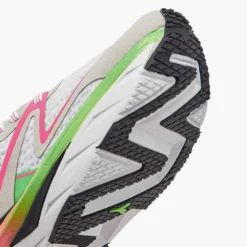 Diadora Women's Atomo V7000 Running Shoe - White/Green Fluo/Pink Fluo -Patagonia Shop 101.179068 D0250 30 HR