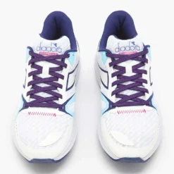 Diadora Women's Mythos Blushield Vortice 8 Running Shoe - White/Blueprint- Regular (B) -Patagonia Shop 101.179080 C4127 50 HR