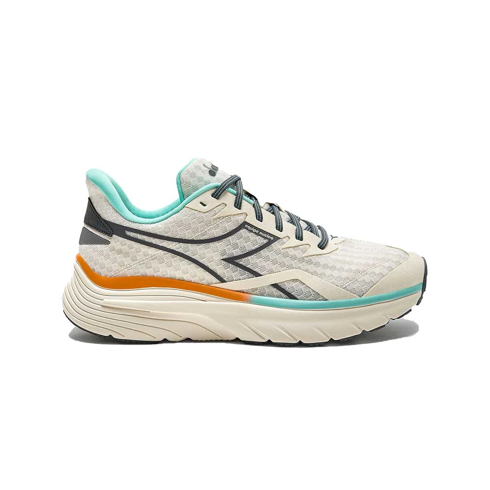 Diadora Men's Equipe Nucleo Running Shoe - Whisper White/Steel Gray - Regular (D) 1 Diadora Men's Equipe Nucleo Running Shoe - Whisper White/Steel Gray - Regular (D)