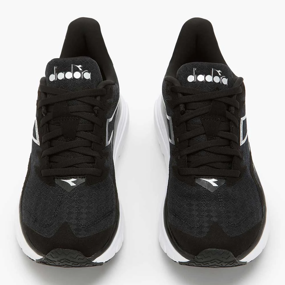 Diadora Women's Nucleo Running Shoe - Black/Silver/White - Regular (B) 2 Diadora Women's Nucleo Running Shoe - Black/Silver/White - Regular (B) - Image 2