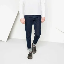 Birkenstock Women's Boston SFB Oiled Leather - Iron - Regular -Patagonia Shop 1013255 f look m