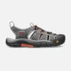 Keen Men's Newport H2 Sandal - Magnet/Nasturtium- Regular (D)
