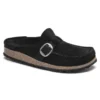 Birkenstock Women's Buckley Suede - Black- Medium/Narrow