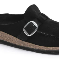 Birkenstock Women's Buckley Suede - Black- Medium/Narrow -Patagonia Shop 1017826 detail 1 1