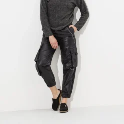 Birkenstock Women's Buckley Suede - Black- Medium/Narrow -Patagonia Shop 1017826 f look f 1