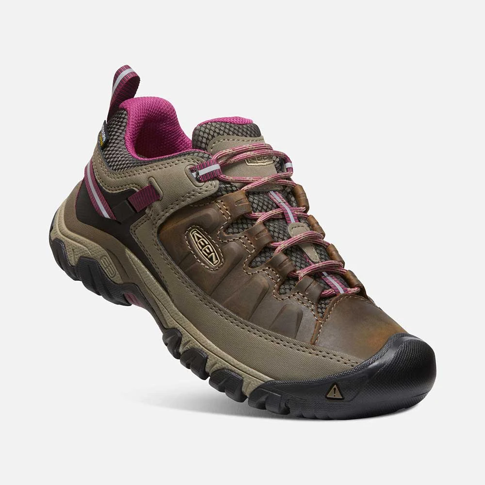Keen Women's Targhee III Waterproof Hiking Shoe - Weiss/Boysenberry- Regular (B) 2 Keen Women's Targhee III Waterproof Hiking Shoe - Weiss/Boysenberry- Regular (B) - Image 2