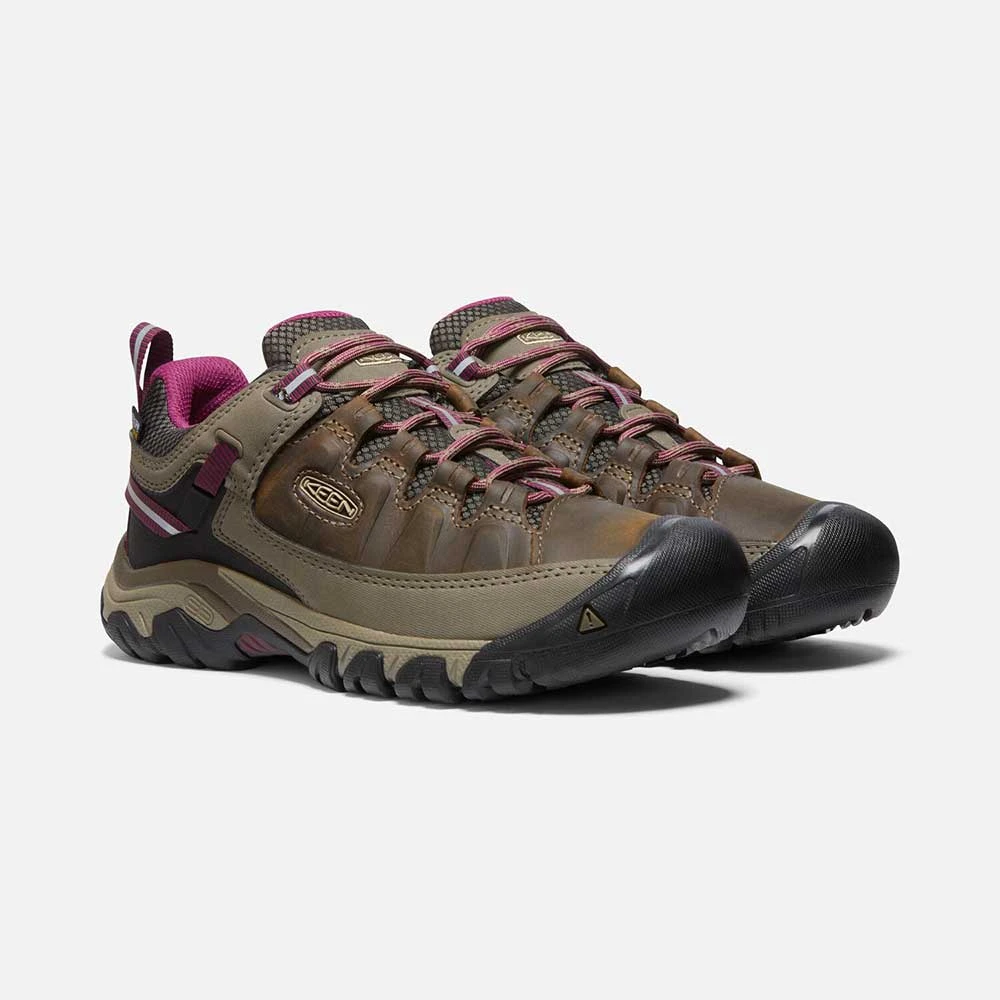 Keen Women's Targhee III Waterproof Hiking Shoe - Weiss/Boysenberry- Regular (B) 3 Keen Women's Targhee III Waterproof Hiking Shoe - Weiss/Boysenberry- Regular (B) - Image 3