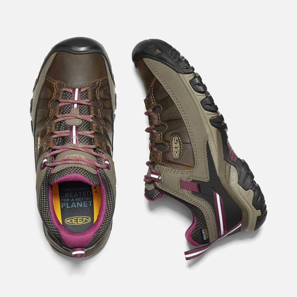 Keen Women's Targhee III Waterproof Hiking Shoe - Weiss/Boysenberry- Regular (B) 4 Keen Women's Targhee III Waterproof Hiking Shoe - Weiss/Boysenberry- Regular (B) - Image 4