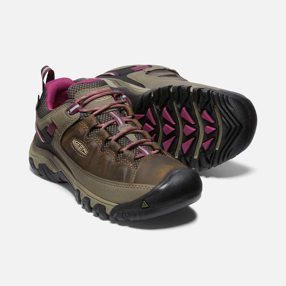 Keen Women's Targhee III Waterproof Hiking Shoe - Weiss/Boysenberry- Regular (B) 5 Keen Women's Targhee III Waterproof Hiking Shoe - Weiss/Boysenberry- Regular (B) - Image 5