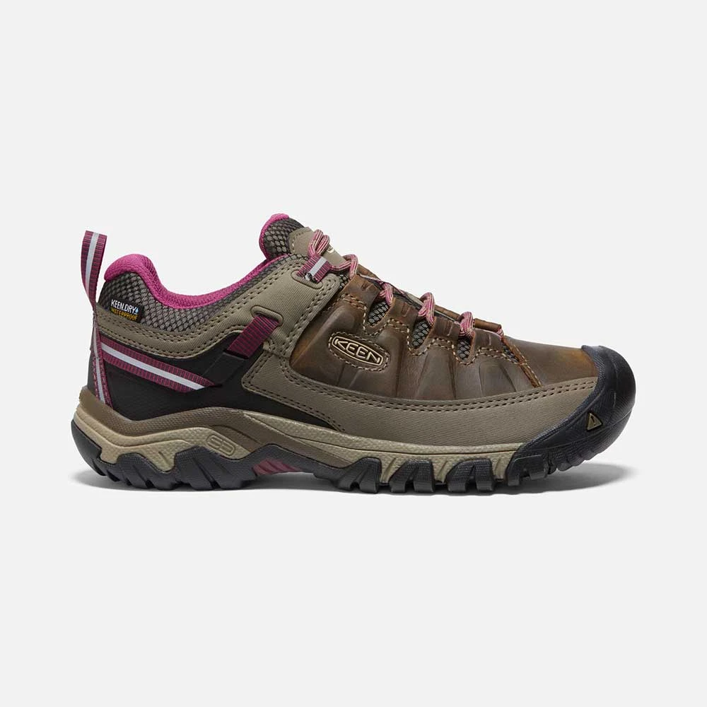 Keen Women's Targhee III Waterproof Hiking Shoe - Weiss/Boysenberry- Regular (B) 1 Keen Women's Targhee III Waterproof Hiking Shoe - Weiss/Boysenberry- Regular (B)