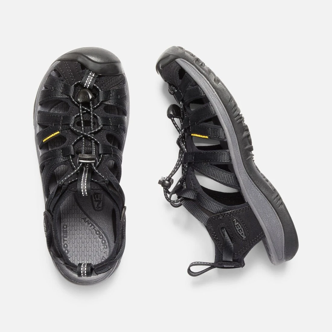 Keen Women's Whisper Sandal - Black/Magnet- Regular (B) 2 Keen Women's Whisper Sandal - Black/Magnet- Regular (B) - Image 2