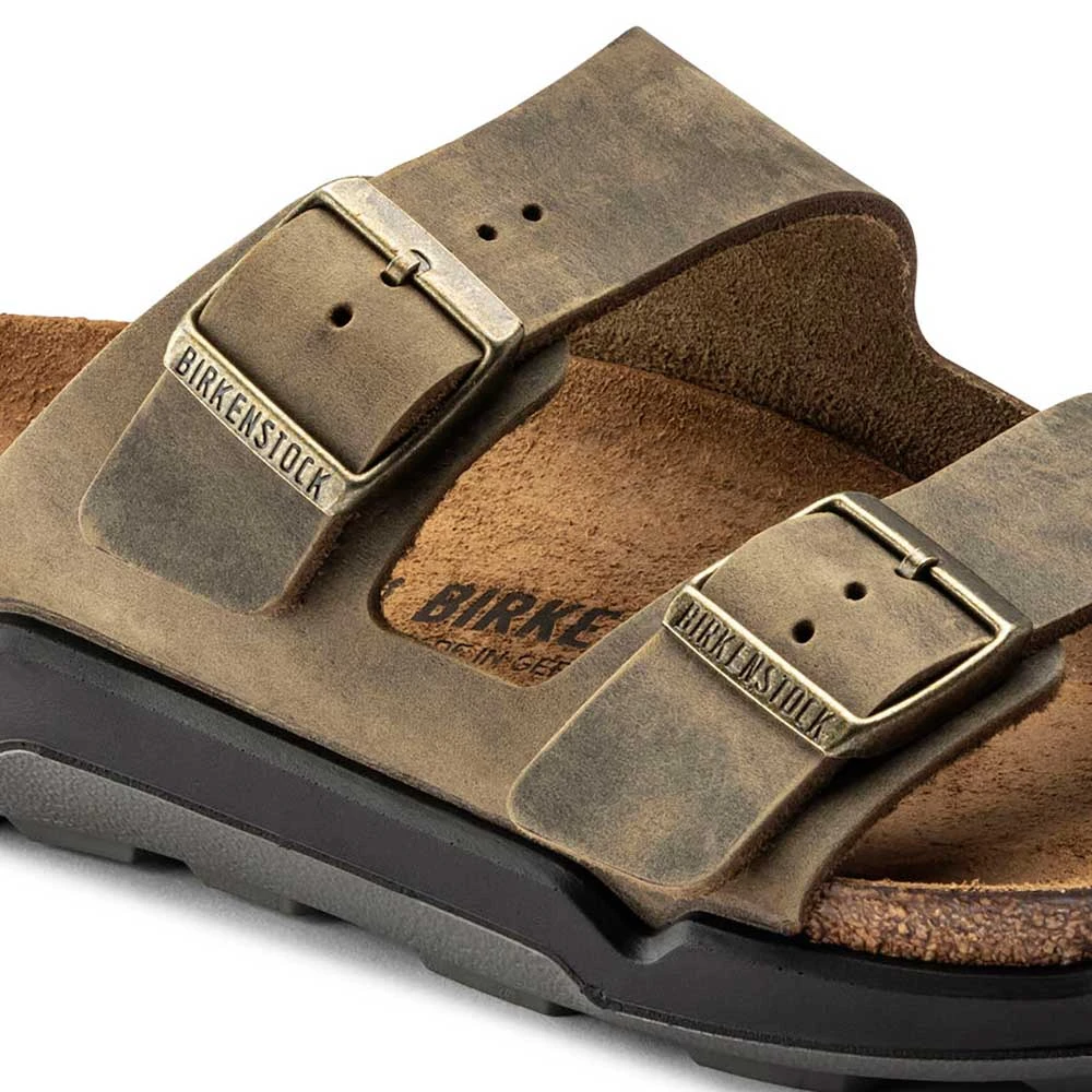 Birkenstock Men's Arizona Rugged Sandal - Faded Khaki - Regular 5 Birkenstock Men's Arizona Rugged Sandal - Faded Khaki - Regular - Image 5
