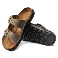 Birkenstock Men's Arizona Rugged Sandal - Faded Khaki - Regular 10 Birkenstock Men's Arizona Rugged Sandal - Faded Khaki - Regular -Patagonia Shop 1018463 sole