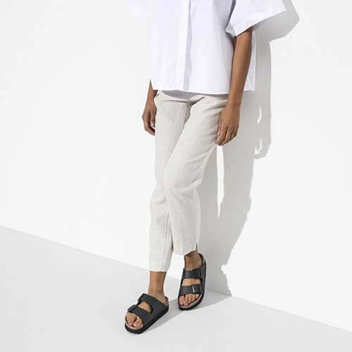 Birkenstock Arizona Platform Vegan - Birko Flor Black- Medium/Narrow 3 Birkenstock Arizona Platform Vegan - Birko Flor Black- Medium/Narrow - Image 3