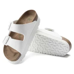 Birkenstock Arizona Platform Vegan - White- Medium/Narrow -Patagonia Shop 1018581 sole