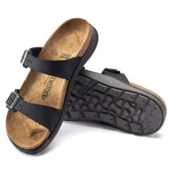 Birkenstock Women's Sierra Oiled Leather Sandal - Black - Regular/Wide 10 Birkenstock Women's Sierra Oiled Leather Sandal - Black - Regular/Wide -Patagonia Shop 1018704 sole