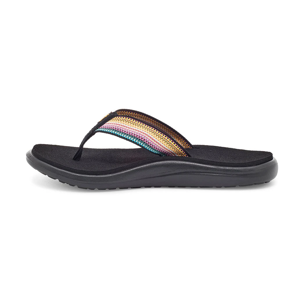 Teva Women's Voya Flip Sandal - Antiguous Black Multi- Regular (B) 4 Teva Women's Voya Flip Sandal - Antiguous Black Multi- Regular (B) - Image 4