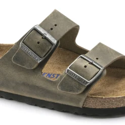 Birkenstock Arizona Soft Footbed Faded Khaki Oiled Nubuck Leather- Regular/Wide 10 Birkenstock Arizona Soft Footbed Faded Khaki Oiled Nubuck Leather- Regular/Wide -Patagonia Shop 1019313 detail 1