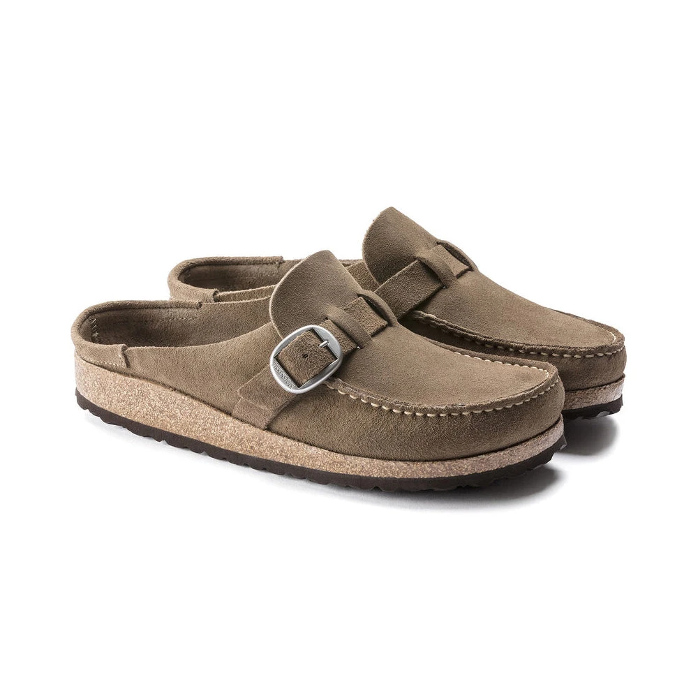 Birkenstock Women's Buckley Suede - Grey Taupe- Medium/Narrow 4 Birkenstock Women's Buckley Suede - Grey Taupe- Medium/Narrow - Image 4