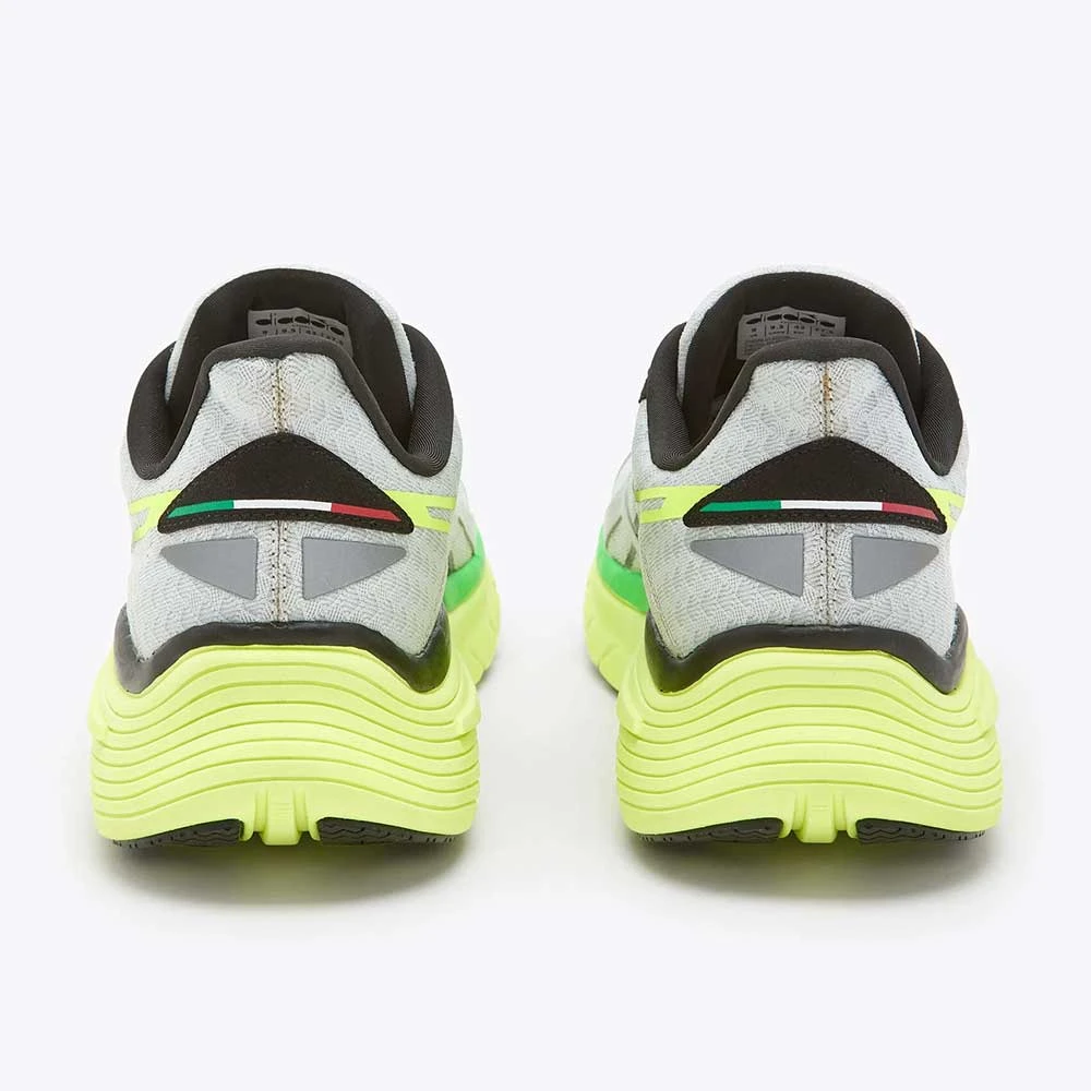 Diadora Men's Nucleo Running Shoe - Silver/Black/Yellow Fl DD - Regular (D) 6 Diadora Men's Nucleo Running Shoe - Silver/Black/Yellow Fl DD - Regular (D) - Image 6