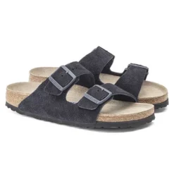 Birkenstock Arizona Suede Soft Footbed -Midnight- Medium/Narrow -Patagonia Shop 1020716 pair