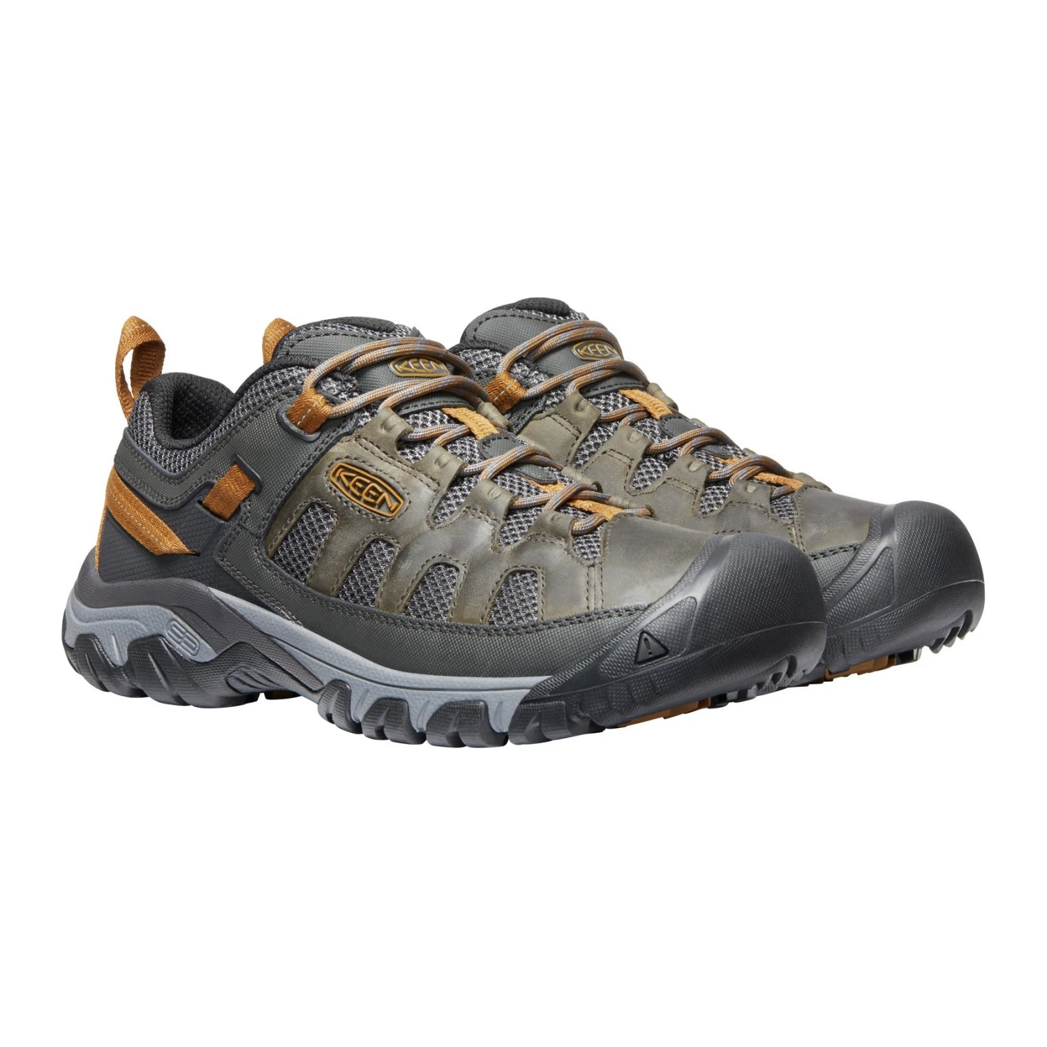 Keen Men's Targhee Vent Trail Shoe - Raven/Bronze Brown - Regular (D) 3 Keen Men's Targhee Vent Trail Shoe - Raven/Bronze Brown - Regular (D) - Image 3