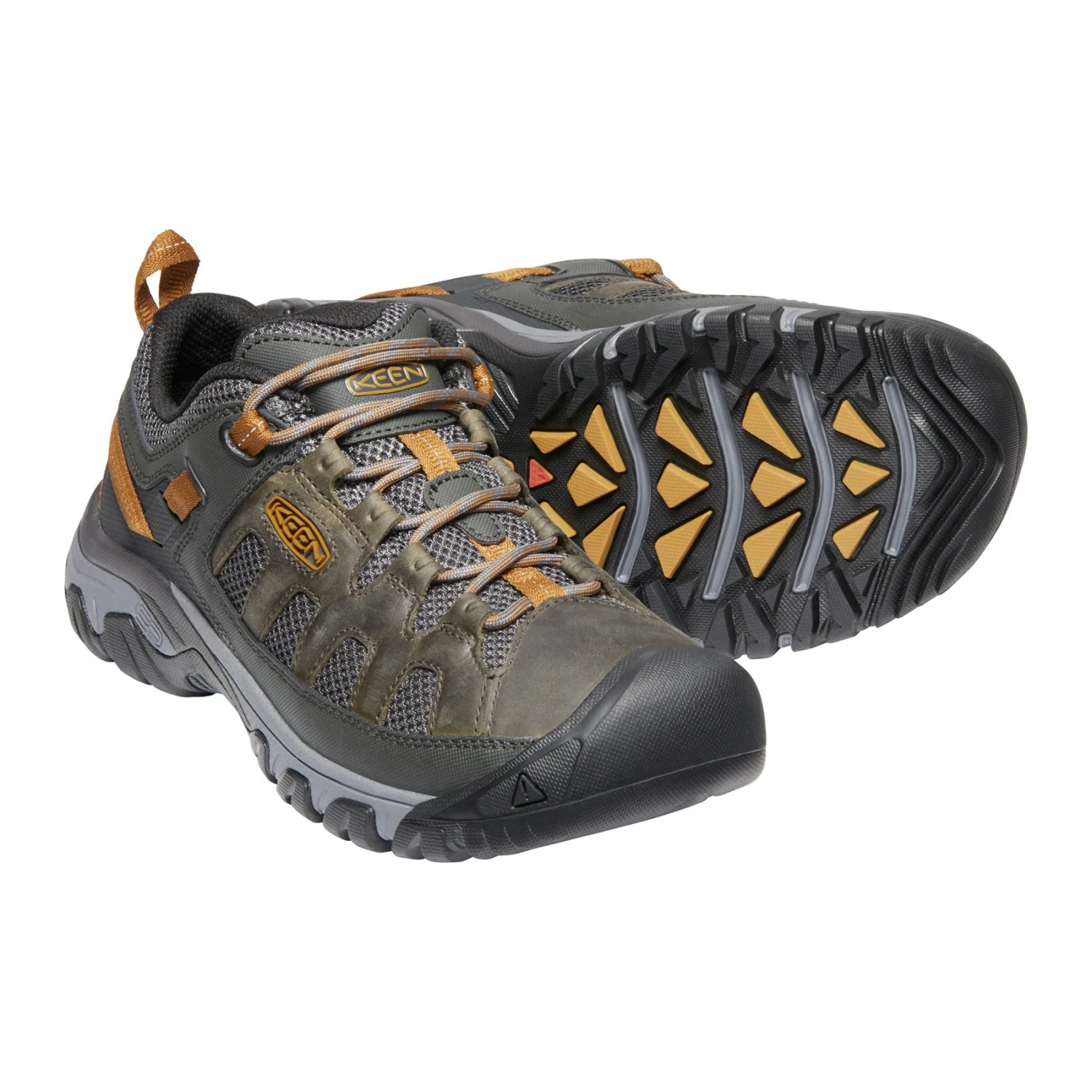 Keen Men's Targhee Vent Trail Shoe - Raven/Bronze Brown - Regular (D) 2 Keen Men's Targhee Vent Trail Shoe - Raven/Bronze Brown - Regular (D) - Image 2