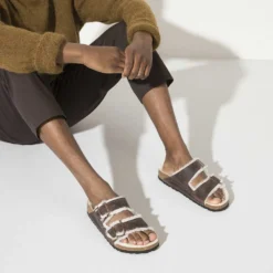Birkenstock Arizona Shearling Sandal - Habana Natural- Medium/Narrow 12 Birkenstock Arizona Shearling Sandal - Habana Natural- Medium/Narrow -Patagonia Shop 1021049 f look m