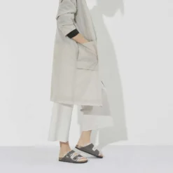 Birkenstock Arizona Shearling Sandals - Iron Natural- Medium/Narrow 15 Birkenstock Arizona Shearling Sandals - Iron Natural- Medium/Narrow -Patagonia Shop 1021067 f look f