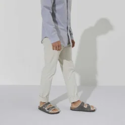 Birkenstock Arizona Shearling Sandals - Iron Natural- Medium/Narrow 13 Birkenstock Arizona Shearling Sandals - Iron Natural- Medium/Narrow -Patagonia Shop 1021067 f look m